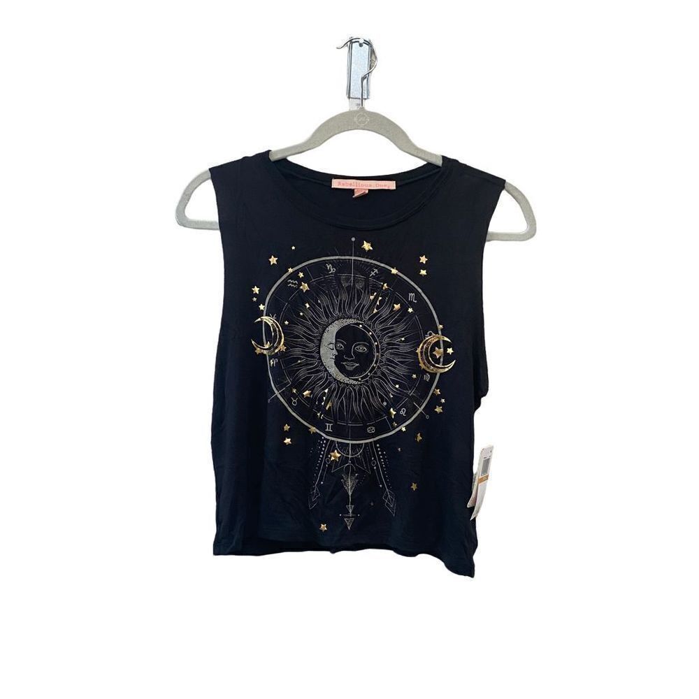 Rebellious One Size S NWT Sleeveless Tank Top - Picture 3 of 10